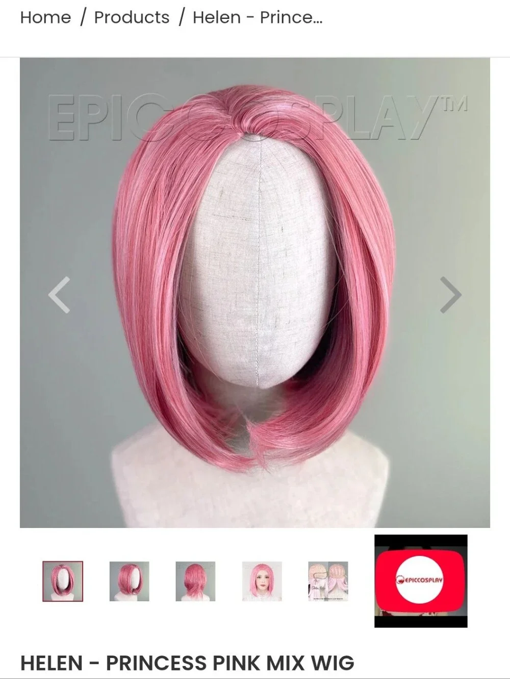 NWT EpicCosplay Princess Pink Mix